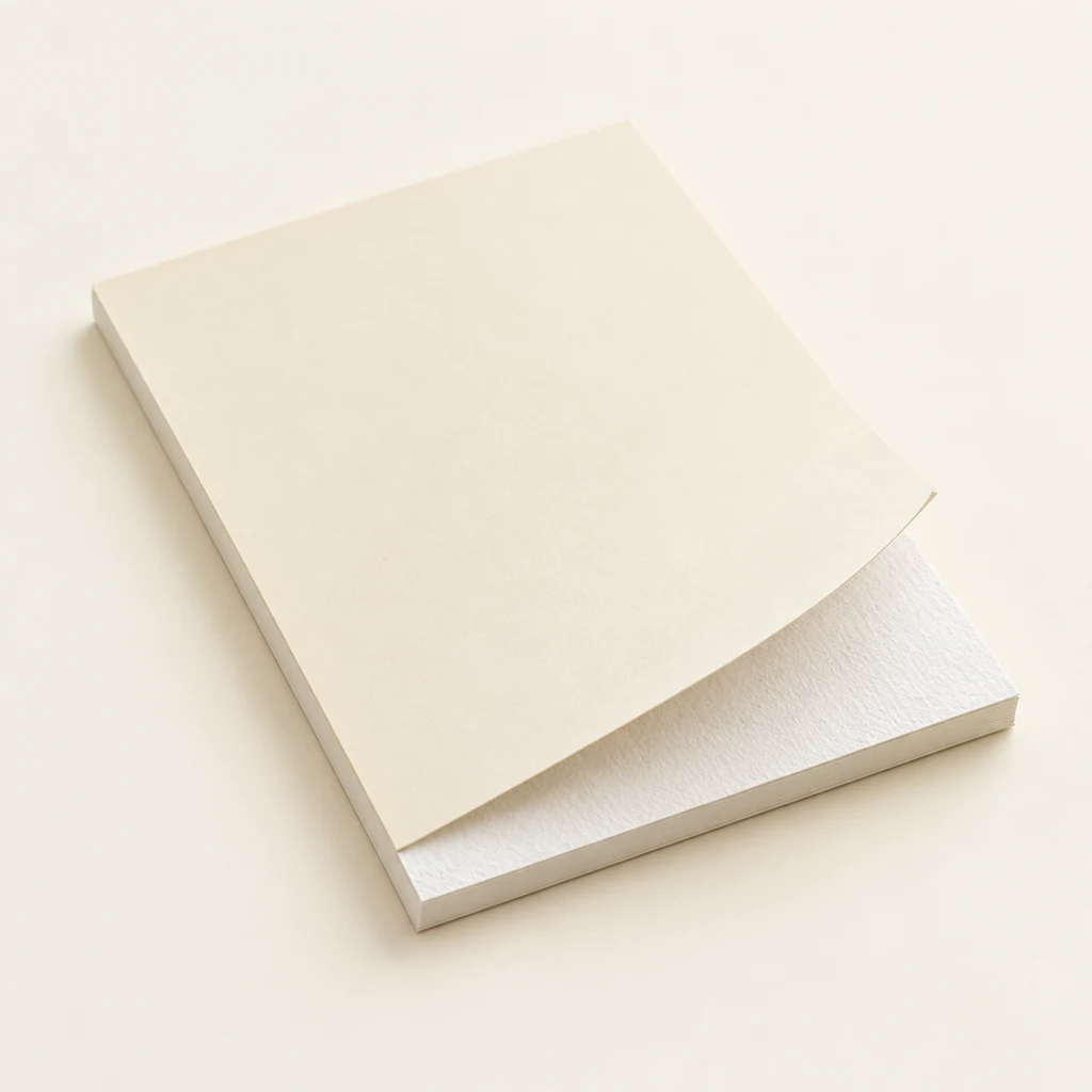 Pad of thick cold-pressed watercolour paper